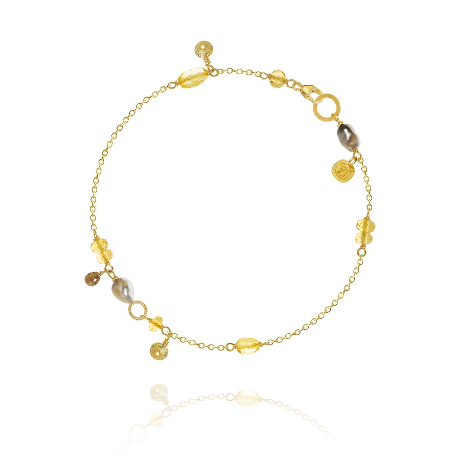 Se Dulong Fine Jewelry - Piccolo Golden Desert armbånd PIC4-A1116 hos Vibholm.dk