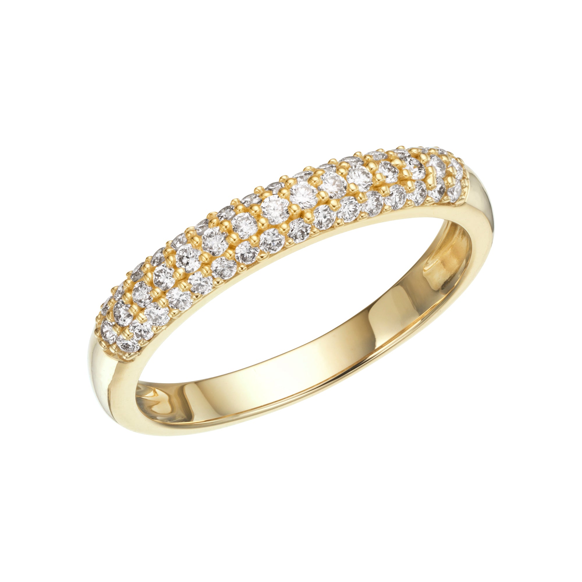 Billede af Diamond Collection by Vibholm - Páve Ring, 0,40ct. 14 kt. guld