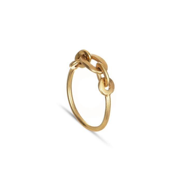 Billede af Jane Kønig - Row Chain ring RCR01-AW2100-G