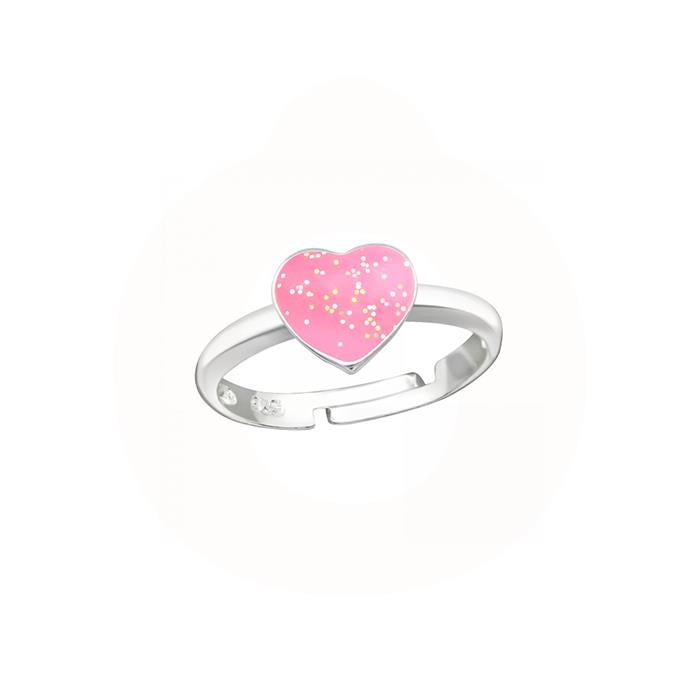 Billede af Vibholm Kids - Glitter Hjerte Ring RG-JB5224-ESE34-N6