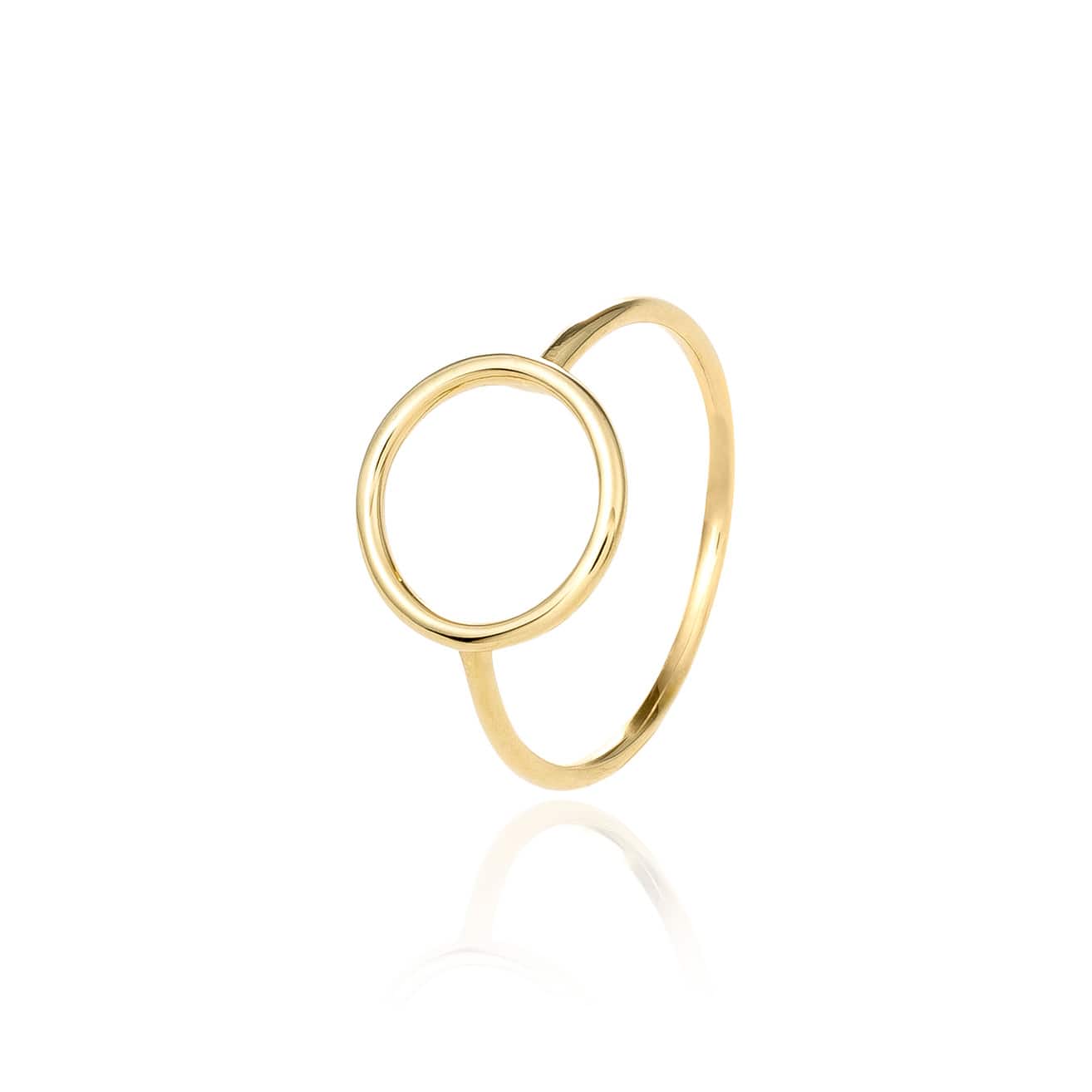 Billede af Vibholm Guld - Cirkel ring 9 kt. ST6509