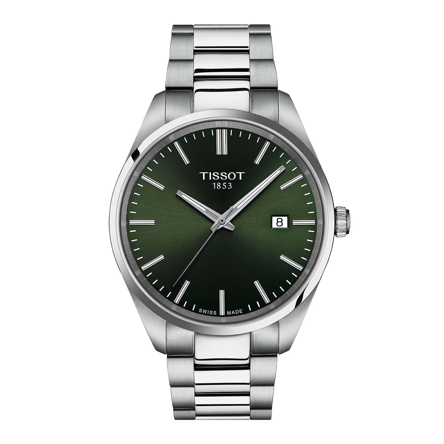 Billede af Tissot - PR 100 Herre ur grøn, 40mm Stål