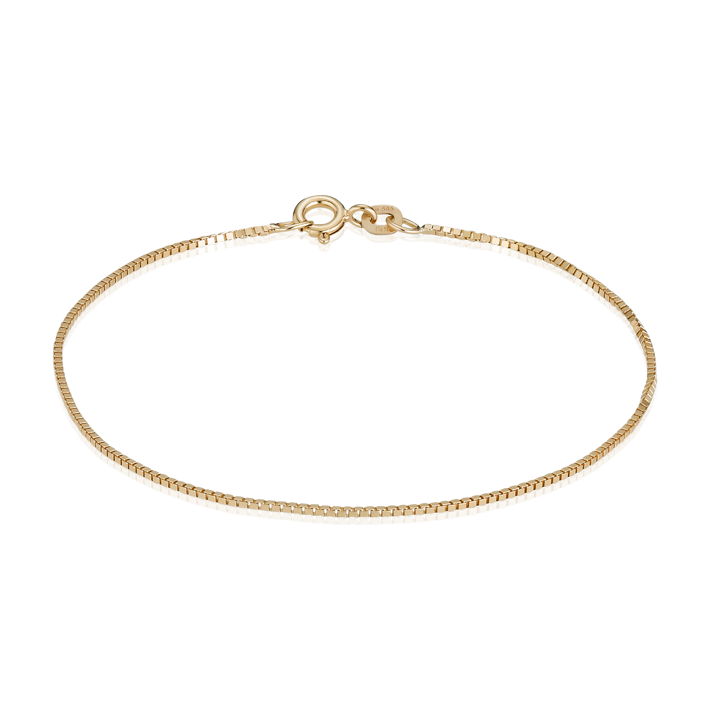 8: BNH - Venezia armbånd 1,0 mm 8 kt. guld