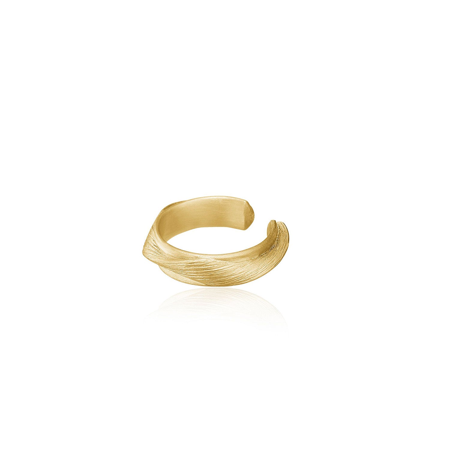 Se Dulong Fine Jewelry - Vega Relief cuff 18 kt. guld hos Vibholm.dk