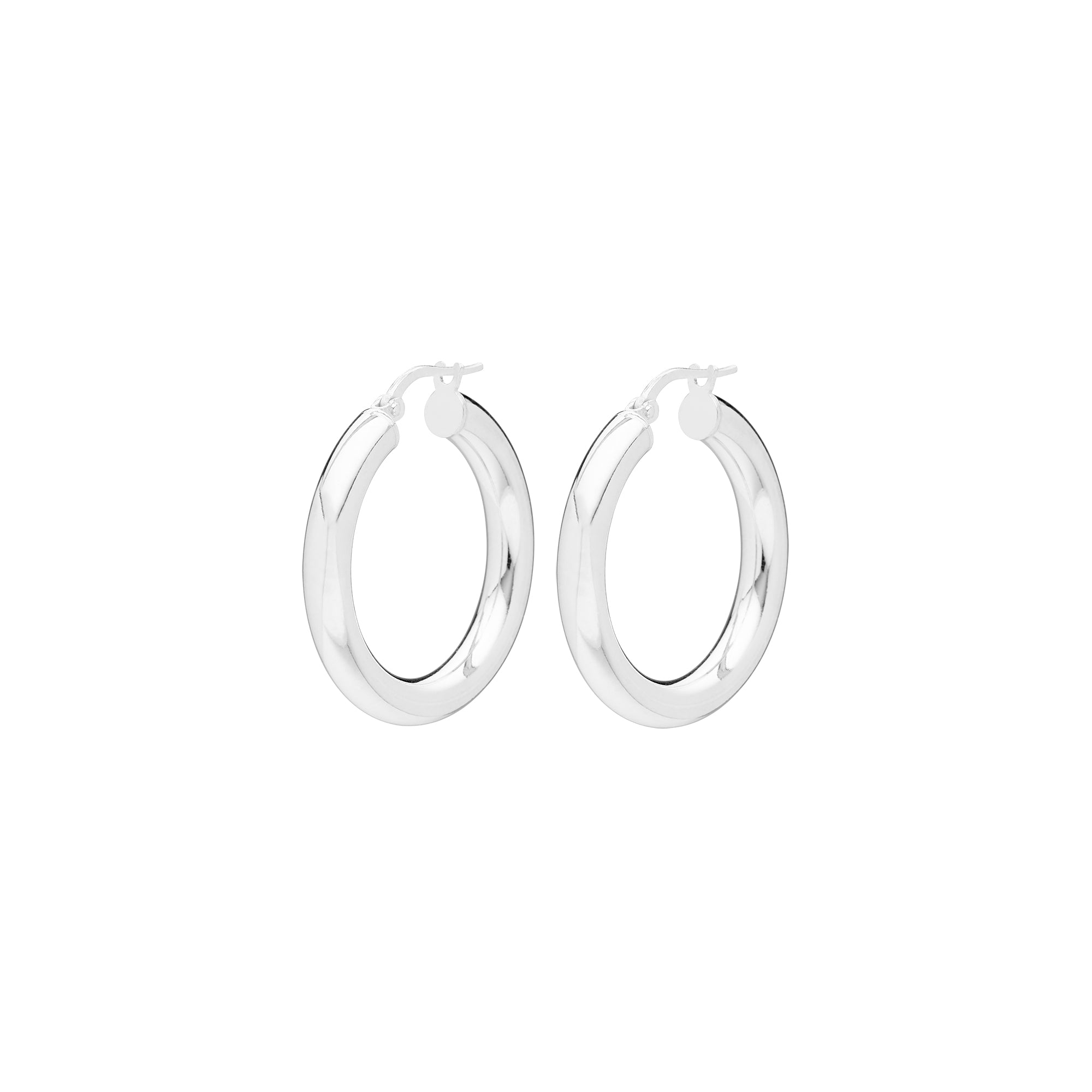 Se View Jewellery - Creoler Linette 20mm VOR24271/20-RH sterlingsølv hos Vibholm.dk