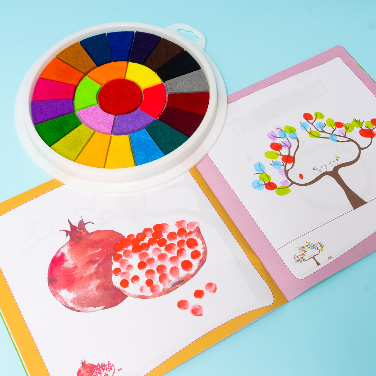 Finger Painting Kit – TheKiddoSpace FR  Tampons pour Vêtements, Rangements  et Jouets