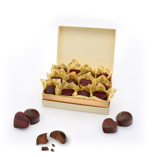 Gourmet Chocolate Covered Cherry Hearts – Bridgewater Chocolate