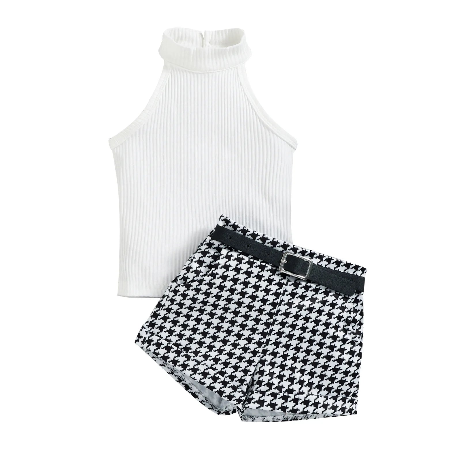 Houndstooth Short Set