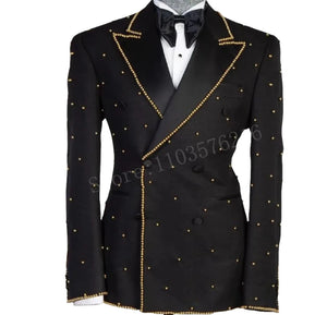 Luxury Gold Lined Beaded Tuxedo - Modern Baby Las Vegas 