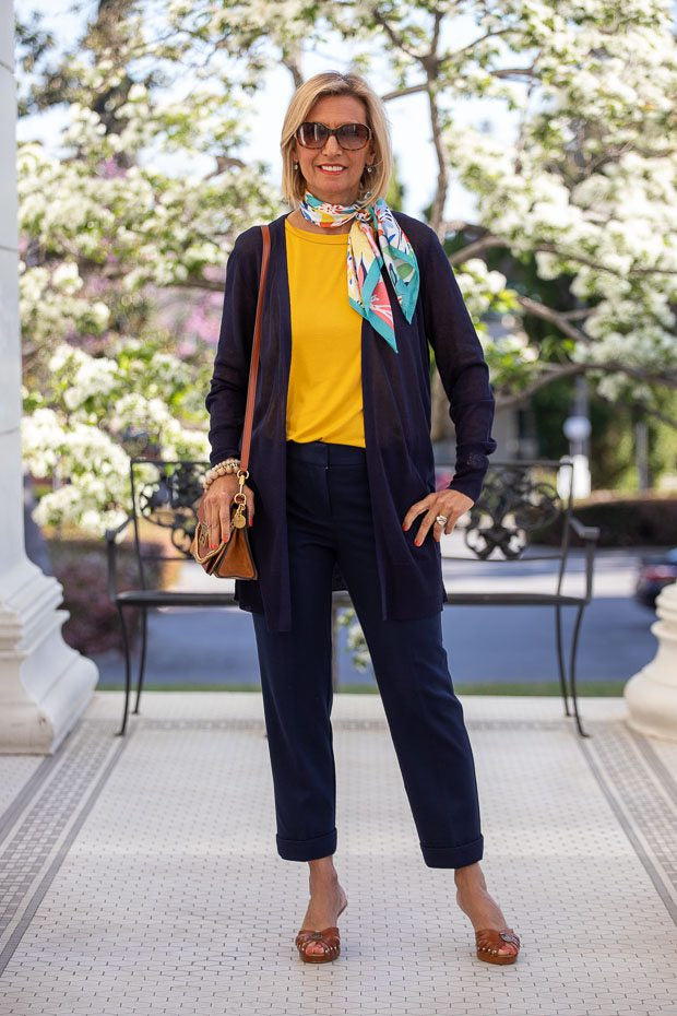 Navy And Mustard A Great Color Combo – Just Style LA