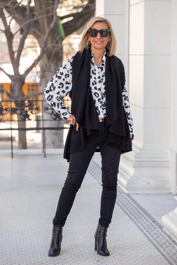 Black and Ivory With A Touch Of Orange – Just Style LA