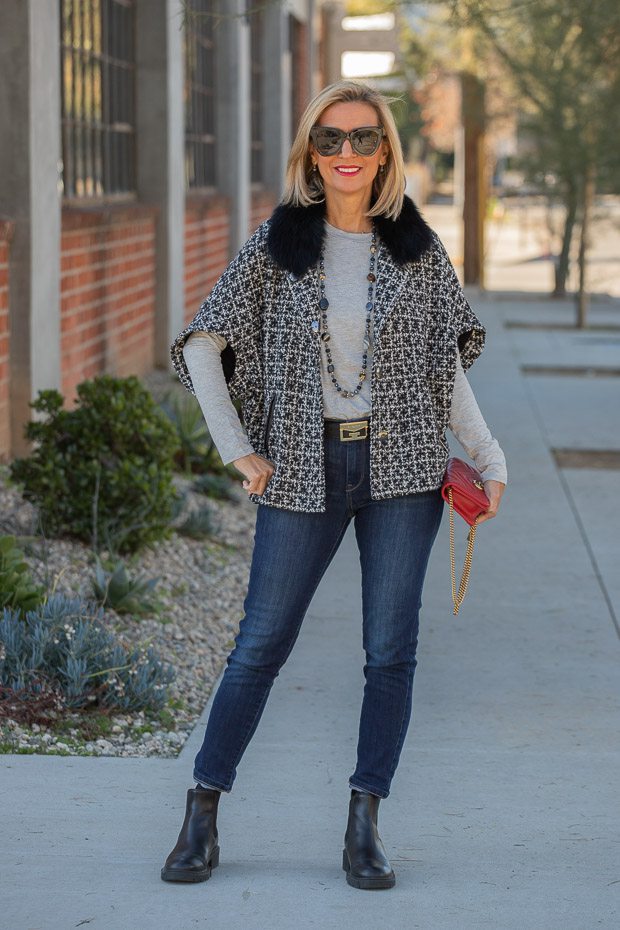 Our Giselle Boucle Jacket Styled Casually – Just Style LA