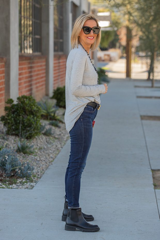 Our Giselle Boucle Jacket Styled Casually – Just Style LA