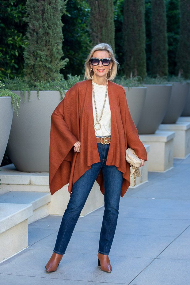Styling Two New Knit Ruana Wraps For Fall – Just Style LA