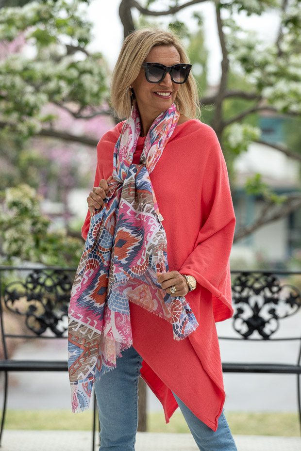 Two Spring Ponchos And A Beautiful Scarf – Just Style LA
