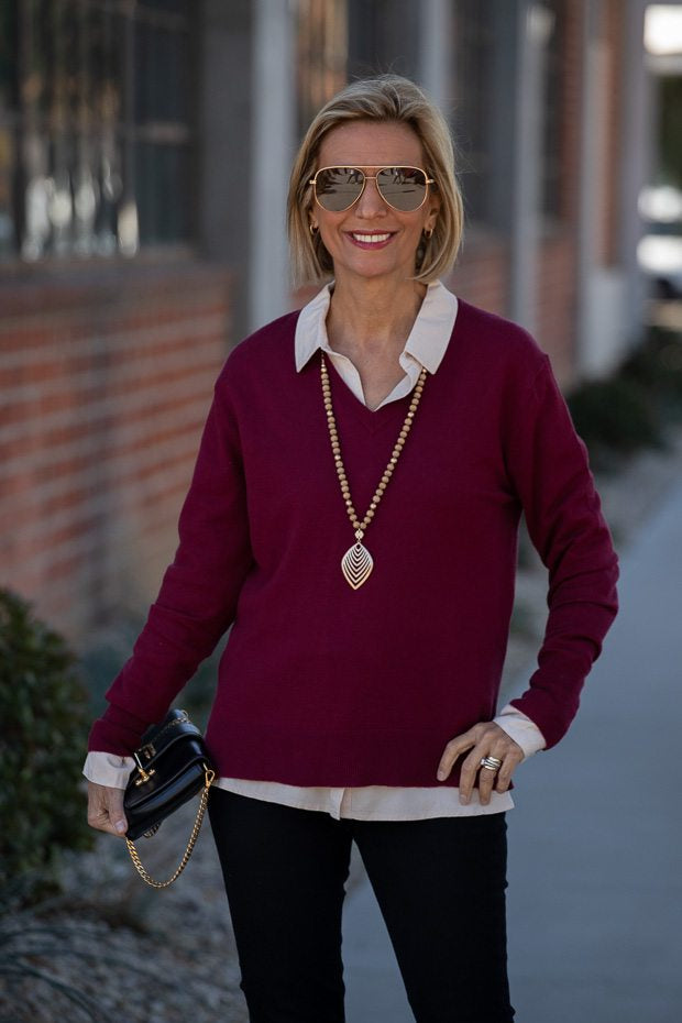 Sweaters and Shirts Make A Perfect Pair – Just Style LA
