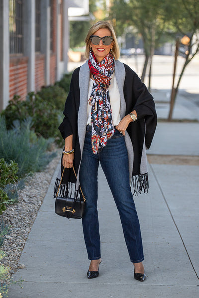 A New Look with Our Black Gray Shrug Cardigan – Just Style LA