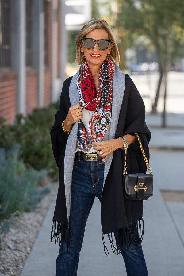 A New Look with Our Black Gray Shrug Cardigan – Just Style LA