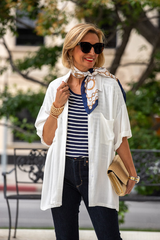 A Casual Yet Chic Outfit For Fourth Of July – Just Style LA