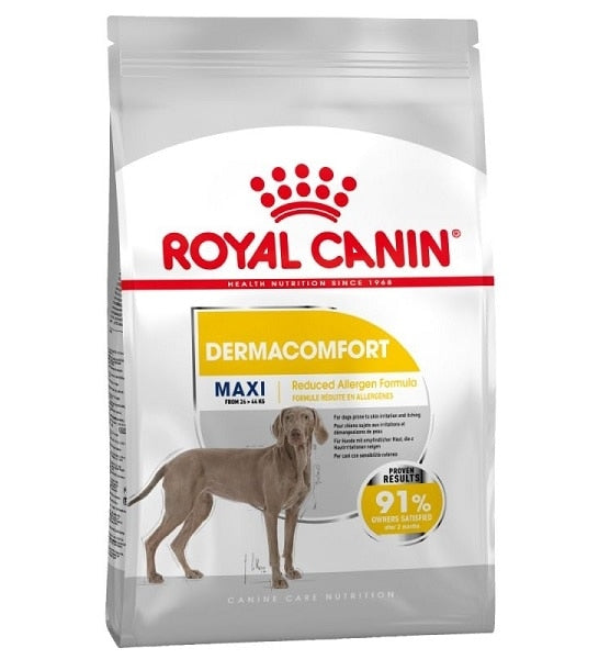 speler buis stroomkring Royal Canin Maxi Adult Dermacomfort Dry Dog Food – PET SOUK