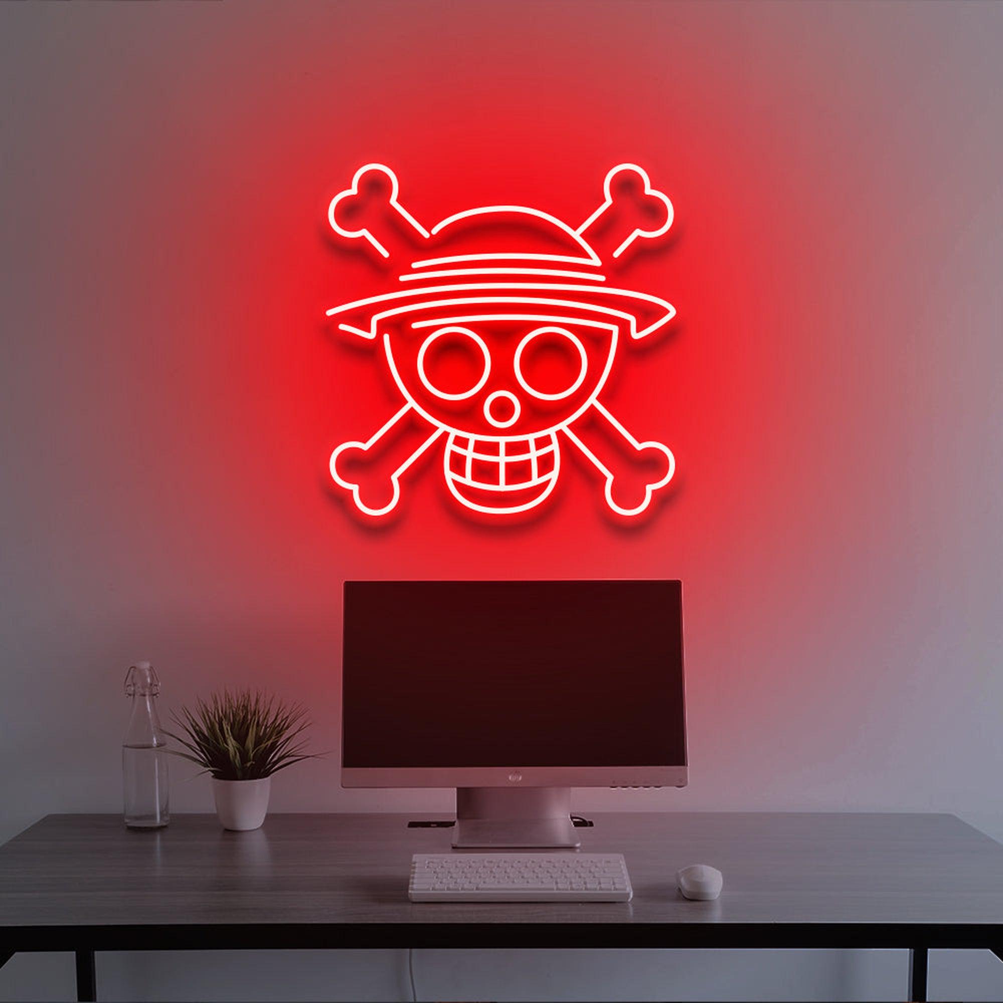 Skull Neon Sign, One Piece Neon Sign