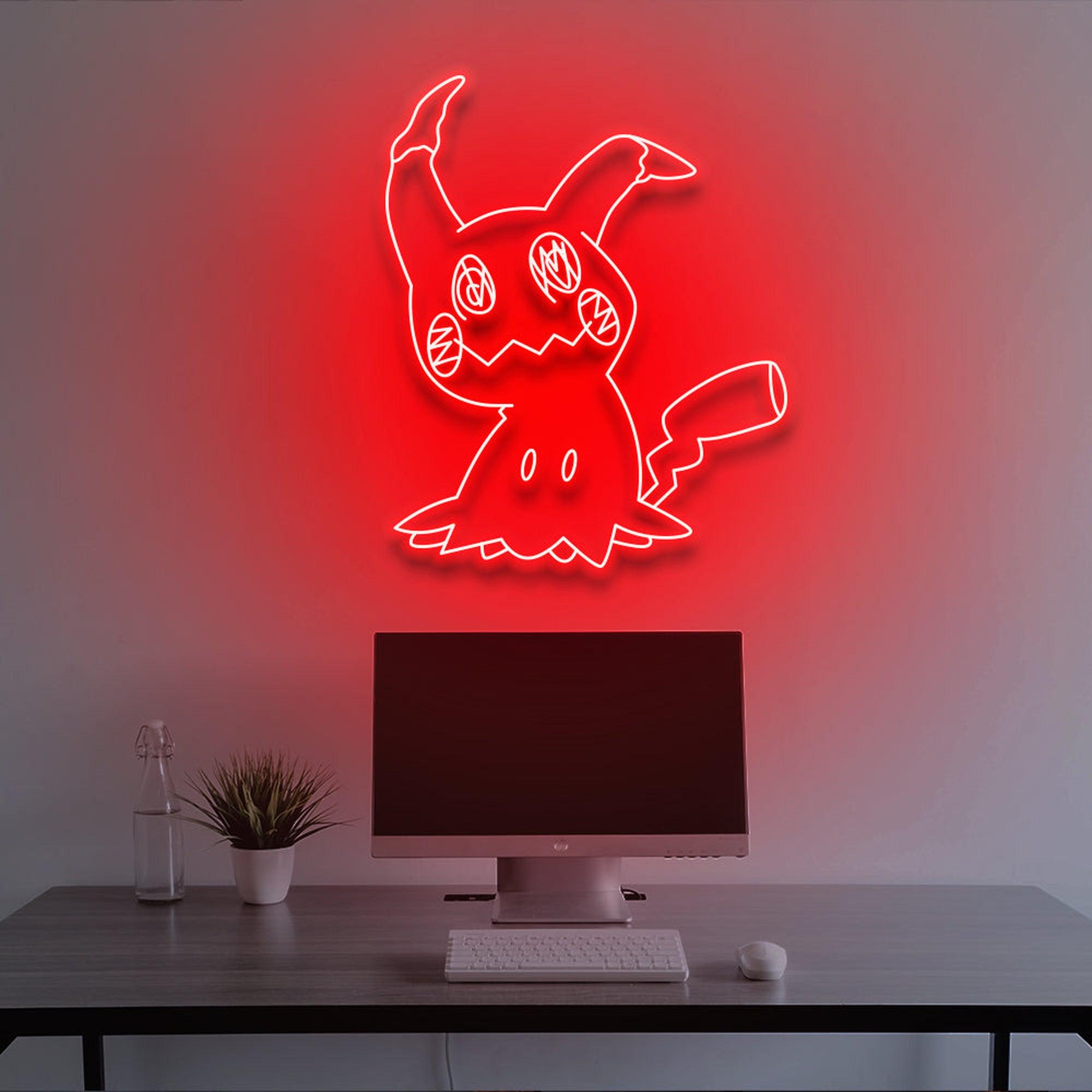 Eevee Kawaii Pokemon Neon Sign, LED Light