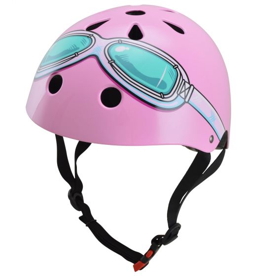 Kiddimoto Pink Goggle Cycling/Skateboarding Helmet