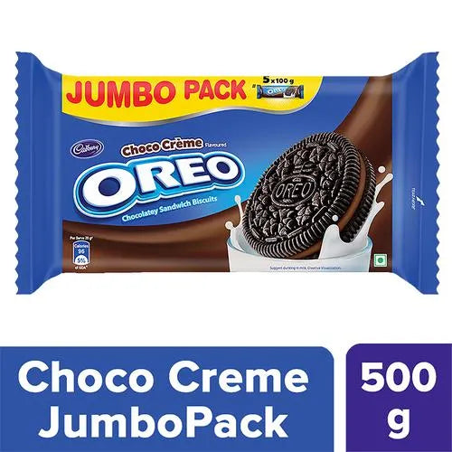 Cadbury Chocolate And Vanilla Original Oreo Chocolatey Sandwich Biscuit,  Packaging Type: Packet, Packaging Size: 113.75 Gm at Rs 31.81/packet in  Limbdi