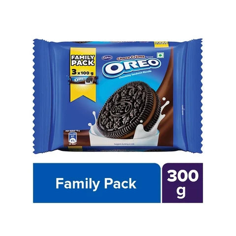 Cadbury Oreo Choco Creme Biscuit Family Pack, 300 g