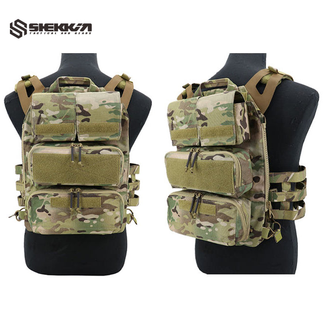 Delta Force CAG tactical gears Multicam pouch zip on panel 2.0