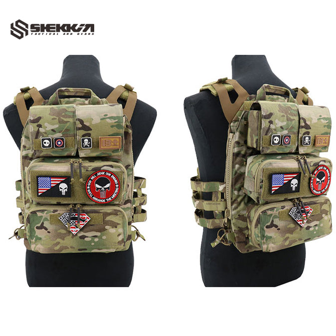 Delta Force CAG tactical gears Multicam pouch zip on panel 2.0