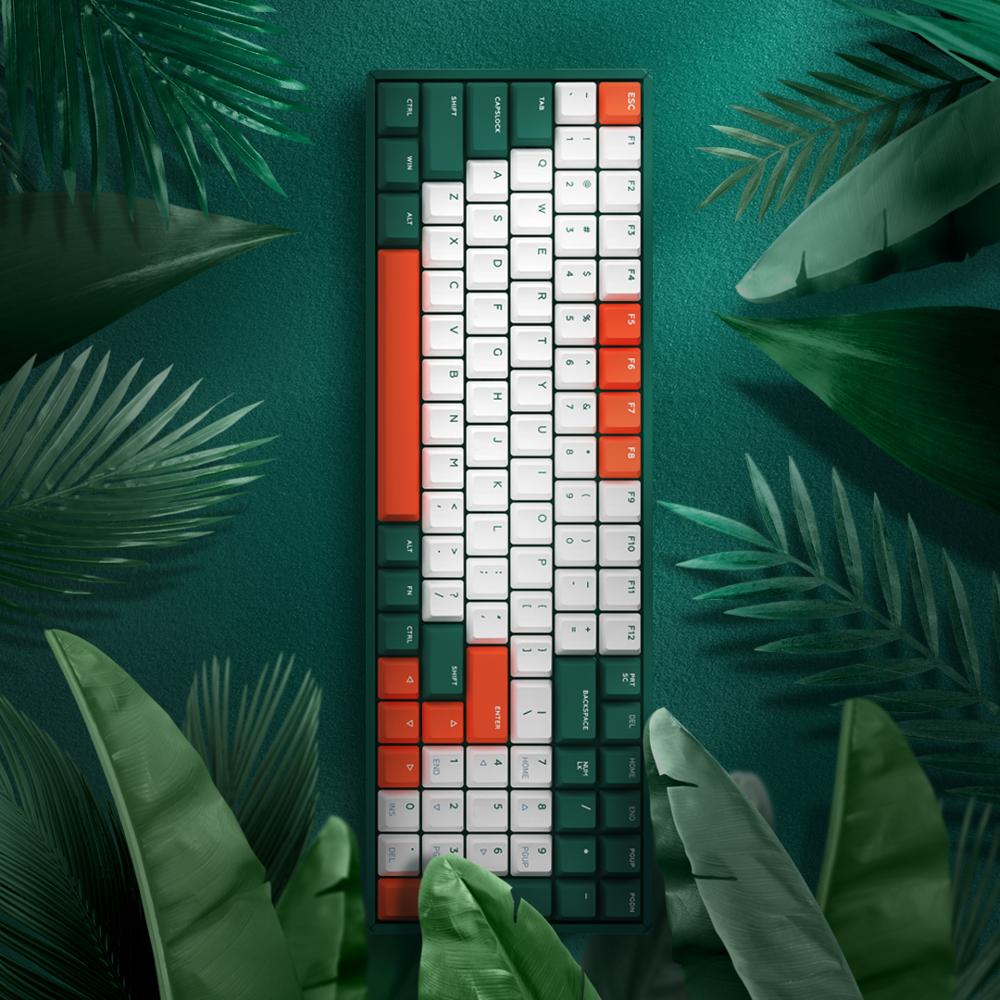 iqunix f96 jungle mystery wireless mechanical keyboard