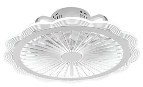 Ventilatore da soffitto a led moderno da 36 W 50 cm con illuminazione con il telecomando.