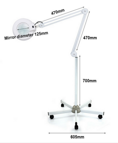 24W lampada cosmetica con supporto, le volte d'ingrandimento sono regolabili LED ad angolo regolabile.