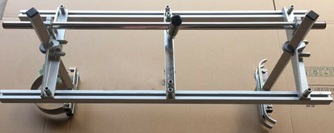 Taglierina per sega a catena regolabile da 48 pollici, attrezzi per il montaggio portatile, frese in alluminio e acciaio