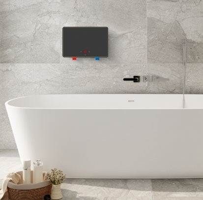 Riscaldatore di acqua istantaneo elettrico senza serbatoio con indicatore di temperatura LED,per bagno, cucina, bagno,3,5 KW-5,5 KW 220 V