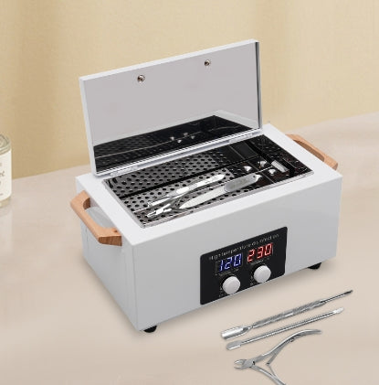 300 W Sterilizzatore per unghie ad alta temperatura,220 ℃,utensili per unghie,sterilizzatore ad aria calda,0 ~ 120 min