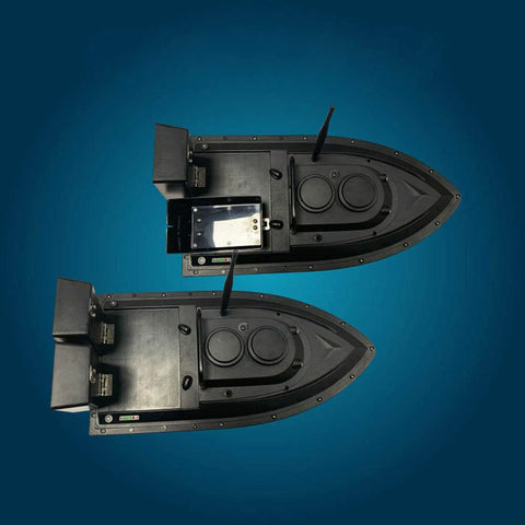 Esca intelligente da pesca radiocomandata con 2 contenitori per piscine Lagos 500 m, nero