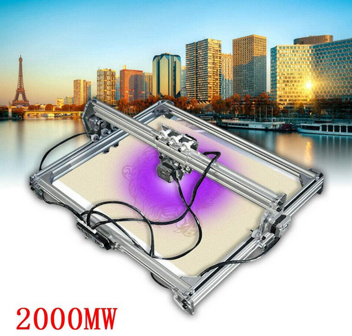 Macchina per incidere laser CNC da 2000 MW Mini macchina per incidere laser 65x50cm