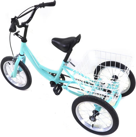 Biciclette per Bambini Triciclo a 3 Ruote da 14 Pollici per Ragazzi / Ragazze