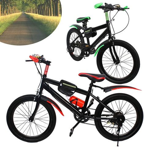 20 pollici Bike di montagno per bambini, ragazzi bicicletta mountain bike (verde/rosso)