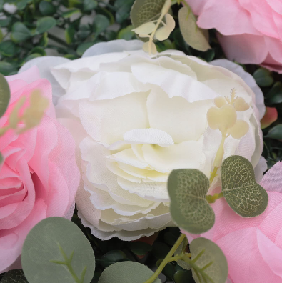 6 pannelli da parete per fiori artificiali, decorazione da parete per giardino, matrimonio, decorazione da parete