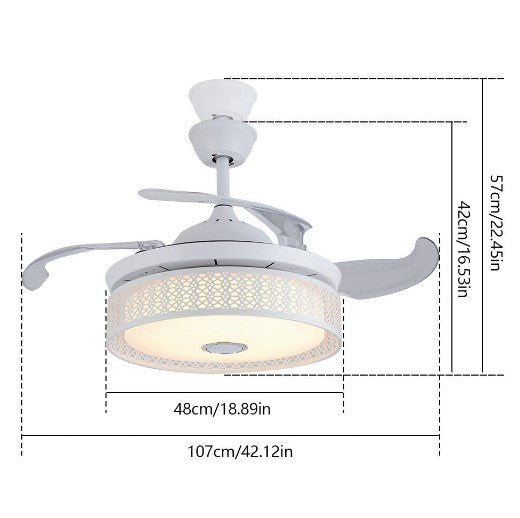 Lampadario ventilatore da soffitto