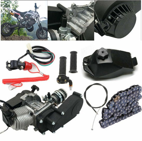 Kit motore completo per Pocket Mini Dirt Bike ATV Scooter 49CC 2 tempi