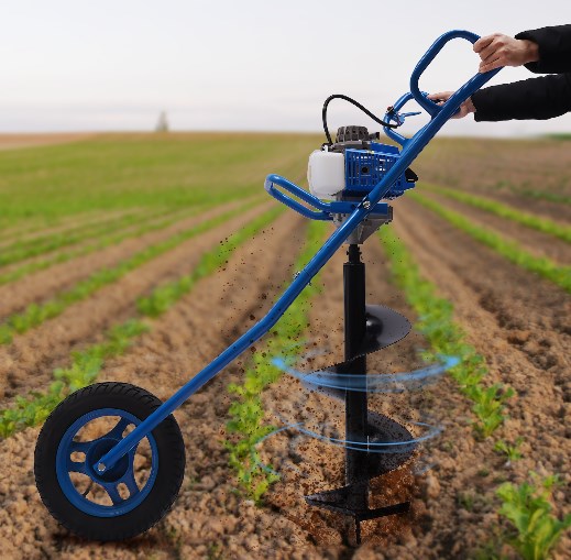 Perforatrice Perforazione a terra Escavatore Benzina Spinta manuale Agricoltura e silvicoltura