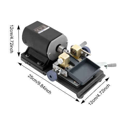 Set complete di strumenti di perforazione continua per gioielli, giada e perle da 220 V, velocità regolabile 500-15.000 giri/min, dimensioni di foratura 4-35 mm (nero)