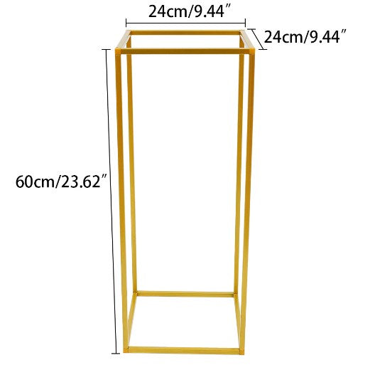 Supporto per Fiori rimovibile da 10 pezzi - Montanti per vasi geometrici per decorazioni di nozze, feste, oro