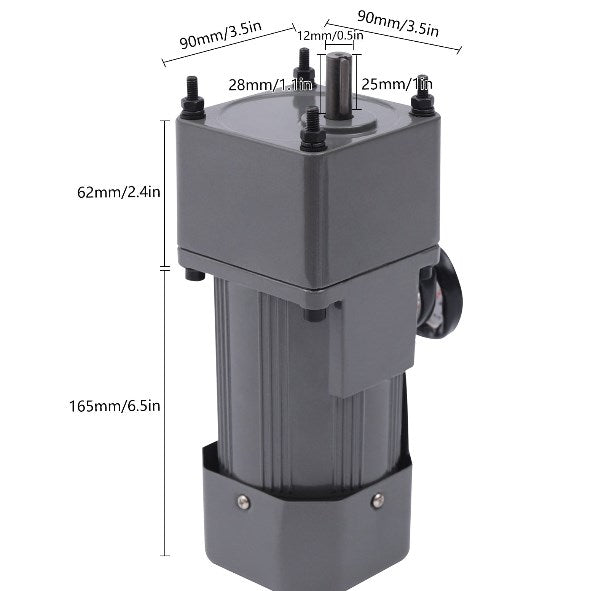 220 V 90 W con velocità regolabile motore con convertitore di frequenza a regolazione continua con regolatore di velocità e staffa (20 K)