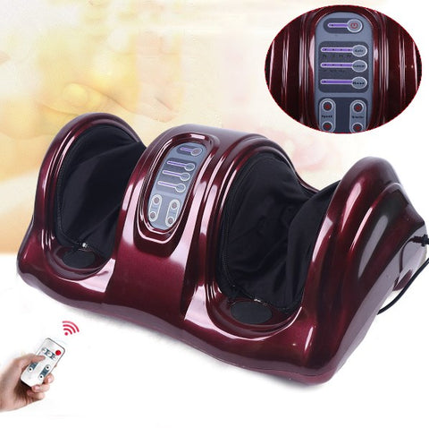 Massaggiatore Elettrico per piedi massaggiatore con telecomando, 3 velocità, aumenta la circolazione sanguigna