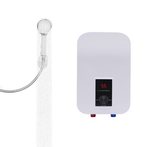 Mini scaldabagno senza serbatoio 5500 W sotto lavabo 220 V sistema di riscaldamento termostatico per cucina principale bagno